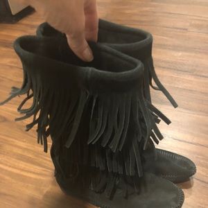 Suede Boots